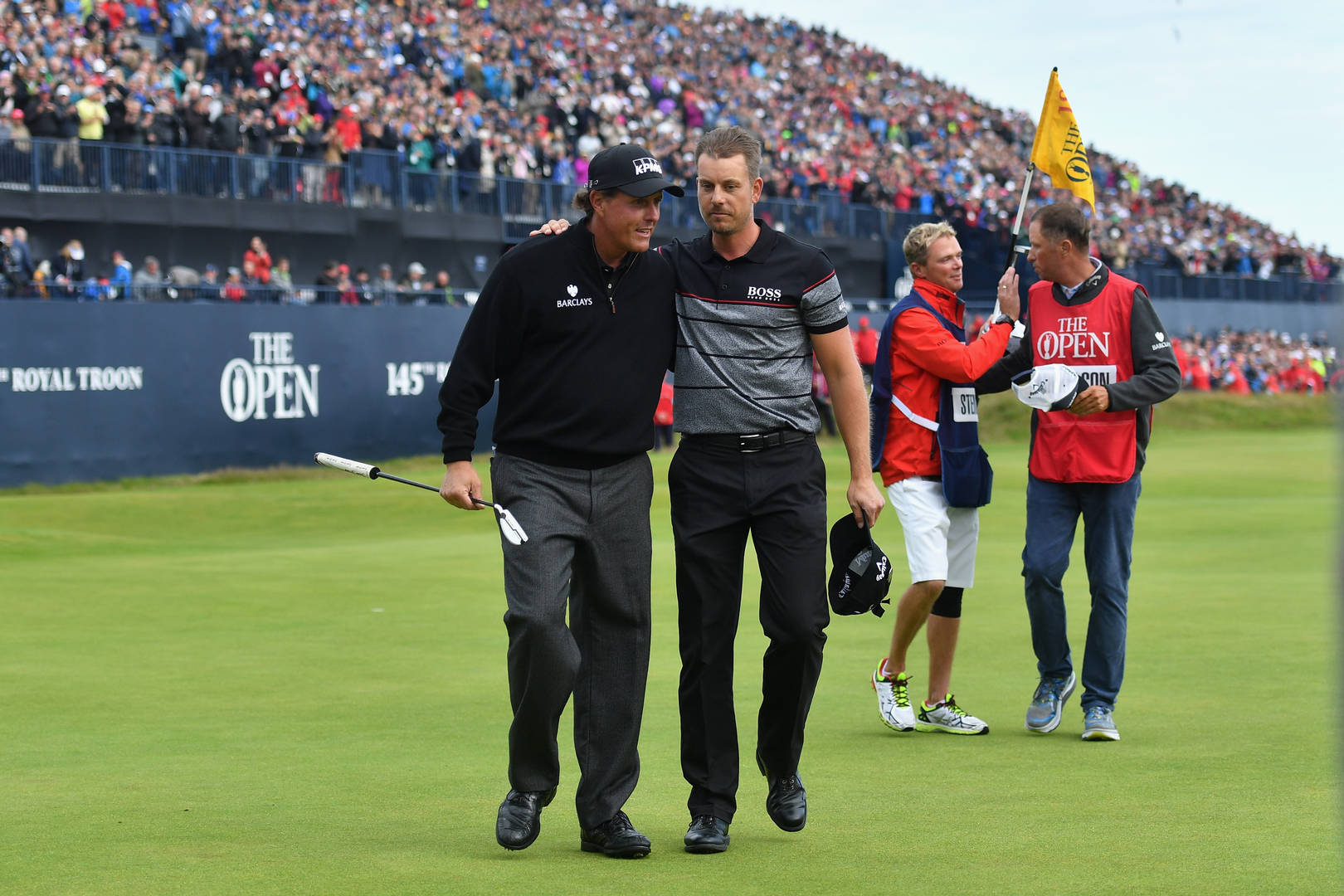 Mickelson Stenson The Open 2016 100 Years at Royal Troon